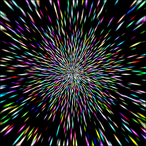 500,500 repeat 10 +noise_poissondisk[0] {3+$>} done rm[0] a z f "!z?(R=cut(norm(x-w/2,y-h/2)/20,0,d-1);i(x,y,R)):0" slices 0 to_rgb f "max(I)?u([255,255,255]):I" blur_radial 0.6% equalize n 0,255 frame 1,1,0
