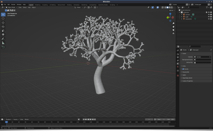 3D Fractal Tree