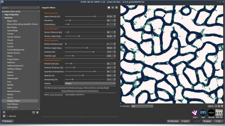 “Organic Fibers” Filter – 2