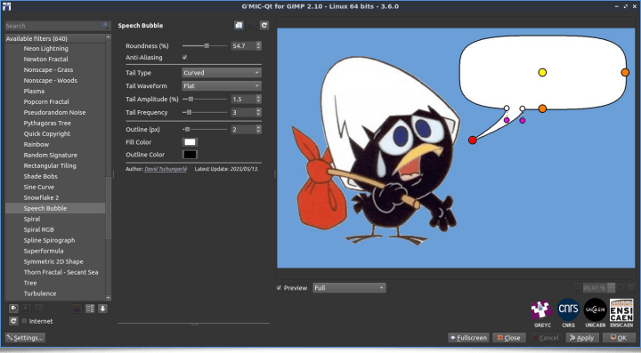 “Speech Bubble” Filter – 1 “Speech Bubble” Filter – 1