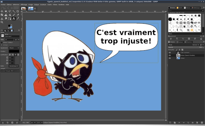 Filtre « Speech Bubble » - 2