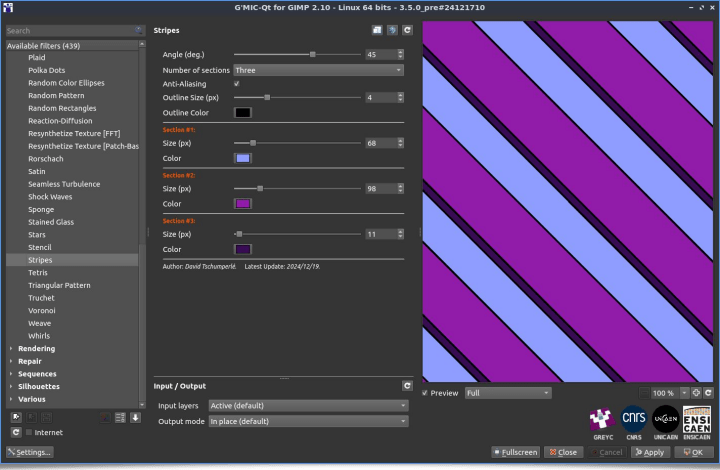 “Stripes” Filter – 1