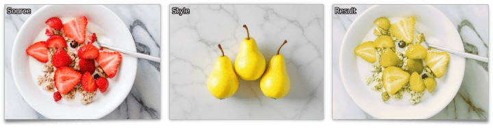 Color transfer principle between images