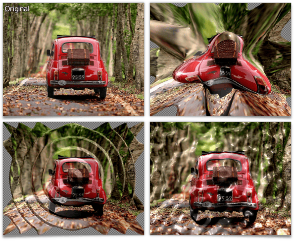 Deformations/Heightfield Warp Filter (renders)
