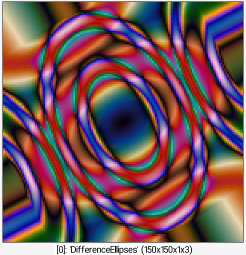 150,150,1,1,255*x/(w-1) polar2euclidean 50%,50% =>. circle apply_curve[circle] 1,0,0,63,64,127,200,191,64,255,0 r[circle] 60%,100%,100%,100%,5,1 expand[circle] x,{w/3},2 +map[circle] balance =>. balance rotate[balance] 57,2,1,50%,50% +apply_curve[circle] 1,0,0,63,30,127,250,191,64,255,0 map. delta =>. delta rotate[delta] -27,2,1,50%,50% blend[balance] [delta],difference,1,0 remove[^balance] =>. "DifferenceEllipses" n. 0,255 _parse_cli_images a x rs. 50%